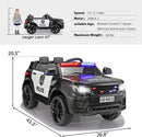 12V Electric Police Ride-On Car for Kids Battery Powered Toy Vehicle Magic Cars 5
