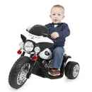Battery-Powered Black Police Trike Ride-On Motorcycle for Boys Ages 2-5 Magic Cars 0
