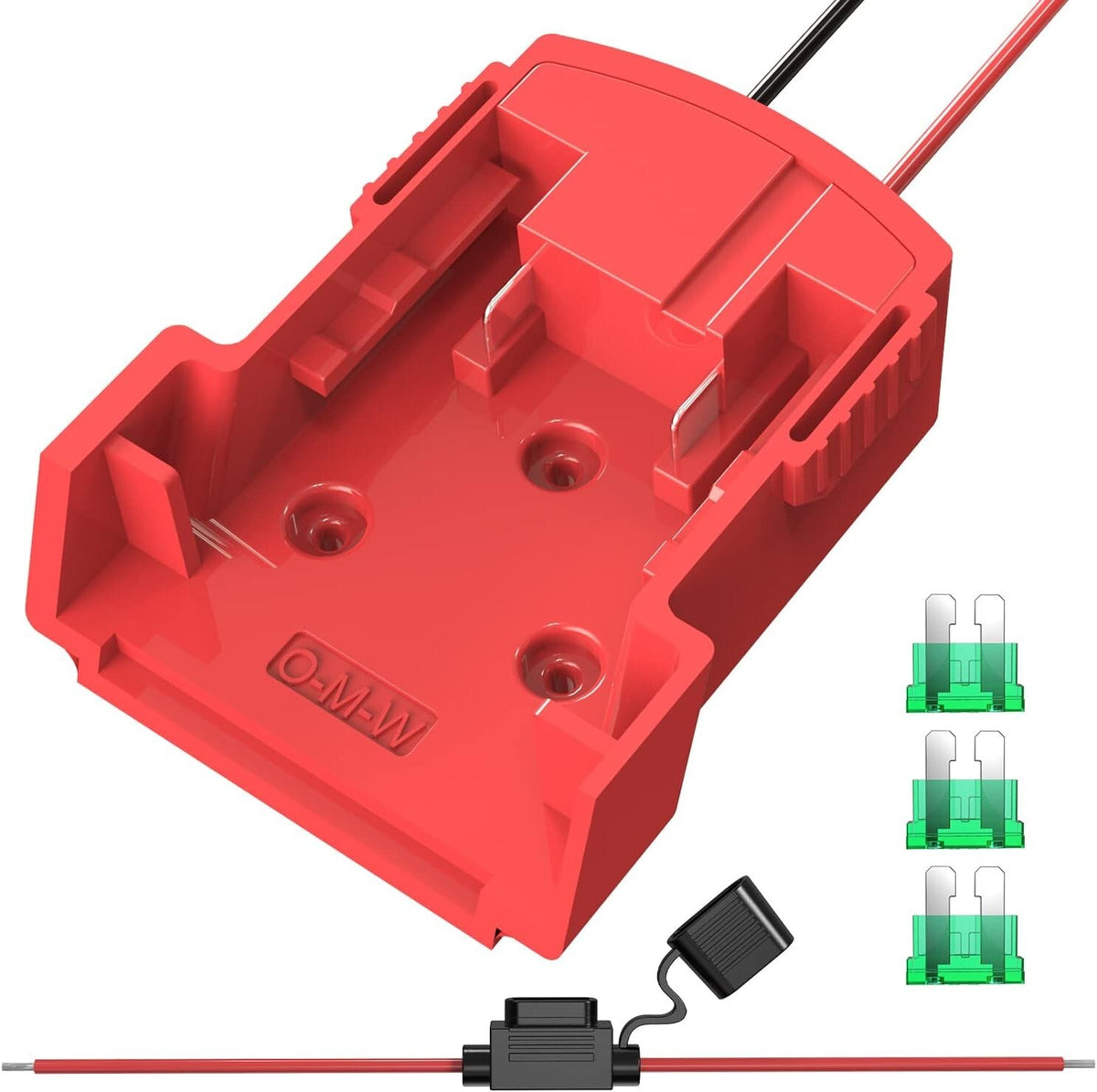 2 Adaptateurs Bornes Batterie M10 Alliage Zinc Positif Négatif - Remplacement Voiture Bateau