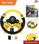 Portable Simulated Driving Steering Wheel Toy for Educational Play and Imaginative Fun Magic Cars 0