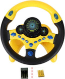 Portable Simulated Driving Steering Wheel Toy for Educational Play and Imaginative Fun Magic Cars 2