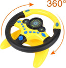 Portable Simulated Driving Steering Wheel Toy for Educational Play and Imaginative Fun Magic Cars 4