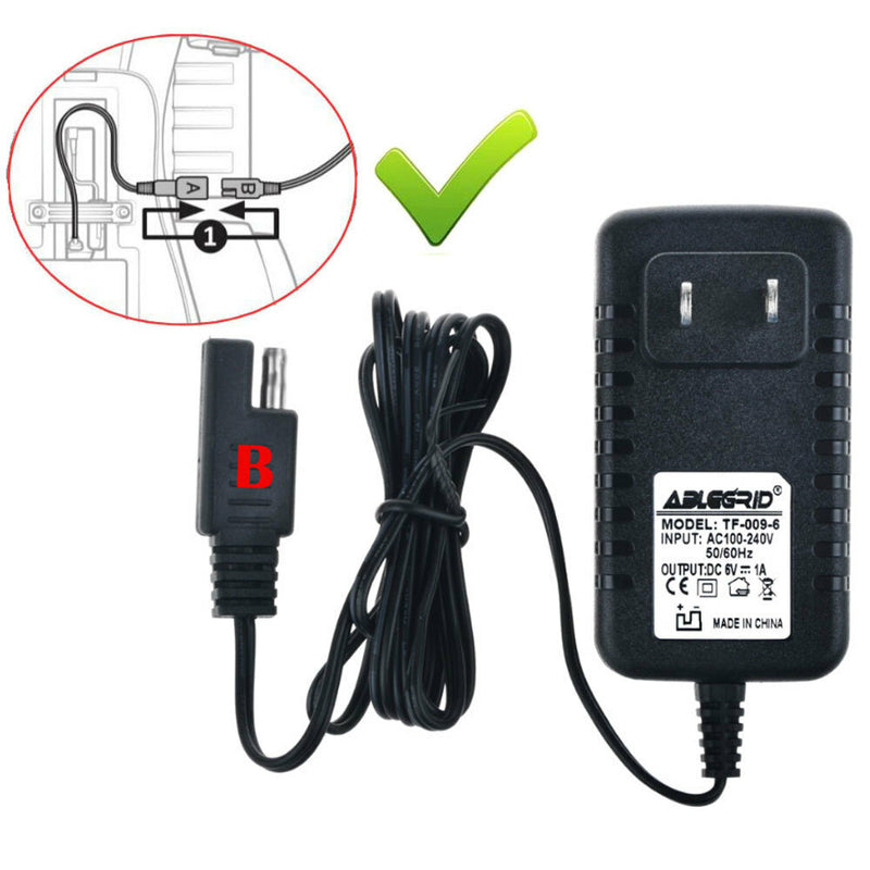 12V Power Charger Adapter for Mossy Oak Break-Up Infinity KT1210 Ride-On Vehicle Magic Cars 0