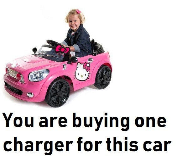 6V AC Adapter Charger Power Cord Plug for Hello Kitty Ride-On Battery Car Magic Cars 0