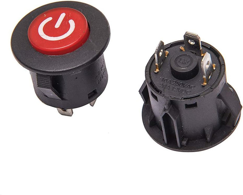 12V 20A Power Switch Button Replacement Accessory for Start Switch Applications Magic Cars 6