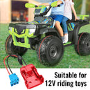 Milwaukee Battery-Compatible Power Wheel Adapter with Wire Harness Magic Cars 4
