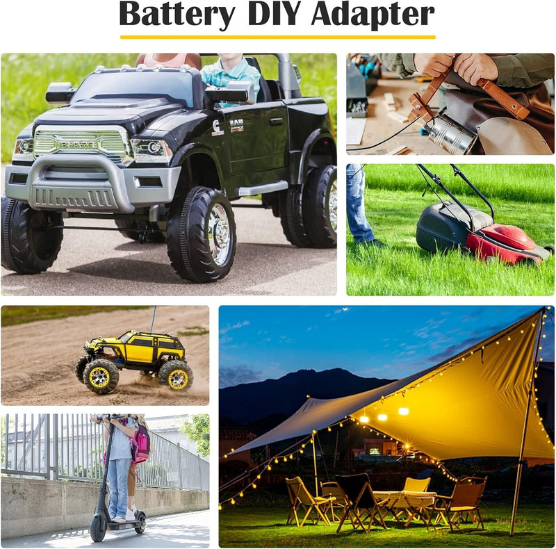 Power Wheel Adapter for 20V/18V Dewalt Batteries with Easy Installation and Safety Features Magic Cars 3