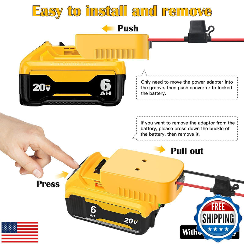 Power Wheel Adapter for 20V Battery Conversion Magic Cars 3