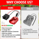 Milwaukee 18V Battery Adapter for Power Wheels | Set of 2 - 12V Ride-On Toy Batteries Magic Cars 4