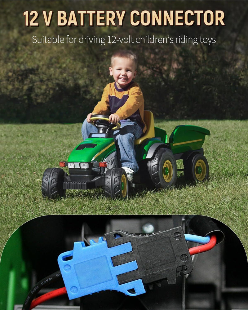 Milwaukee M18 Battery Adapter for Peg Perego and Power Wheels Ride-On Vehicles Magic Cars 6