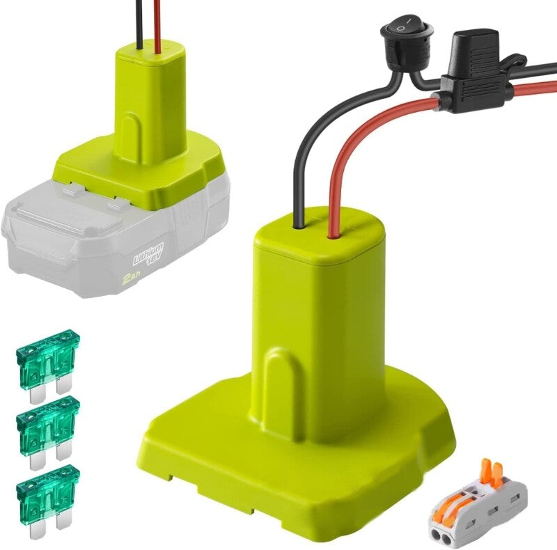 Power Wheel Battery Adapter for 7.2-20V Li Battery Converters with Wire Magic Cars 2
