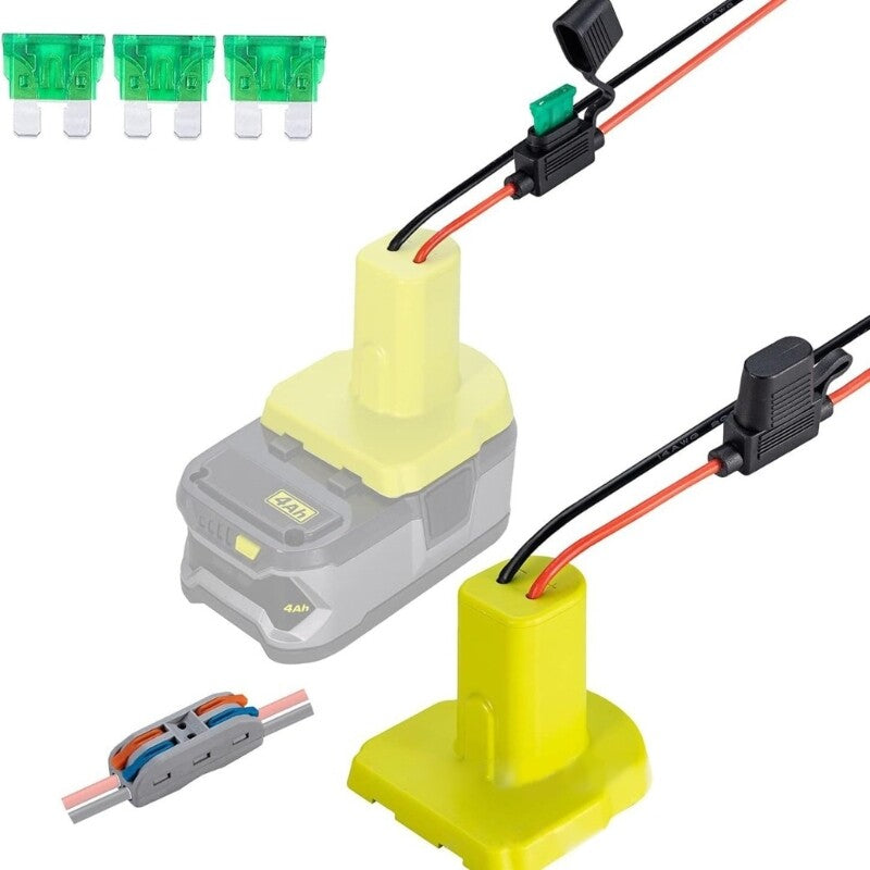 Power Wheel Battery Adapter for 7.2-20V Li Battery Converters with Wire Magic Cars 7