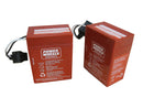 Genuine Power Wheels 6V Red Batteries 2-Pack with Charger Magic Cars 1