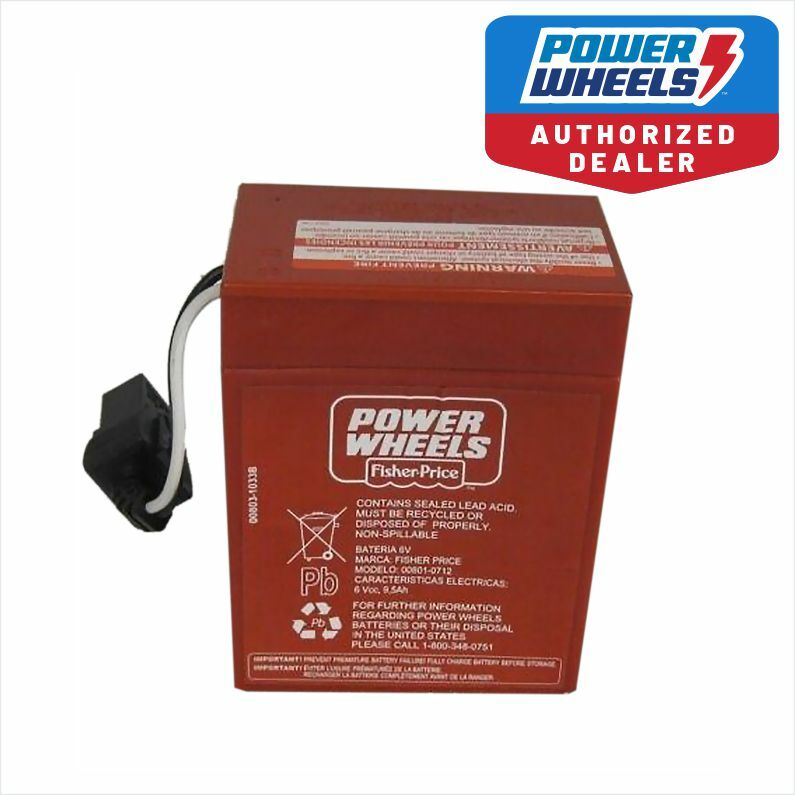 Genuine 6V Red Power Wheels Replacement Battery with 1-Year Warranty Magic Cars 0