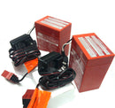 6V Red Replacement Batteries and Dual Chargers Set for Ride-On Toy Vehicles Magic Cars 1