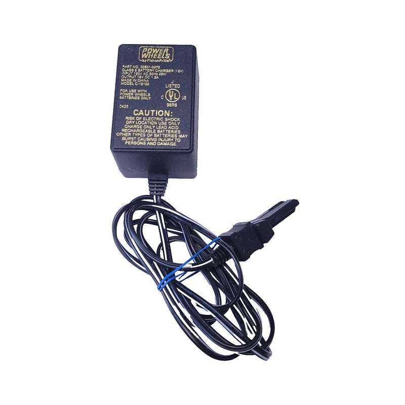 Genuine Power Wheels 12V DC 1.2A Battery Charger Adapter for Model 00801-0972 Magic Cars Variant 0