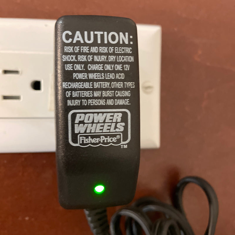 Fisher Price Power Wheels 12V Battery Charger Cord 00801-1480 Magic Cars 0