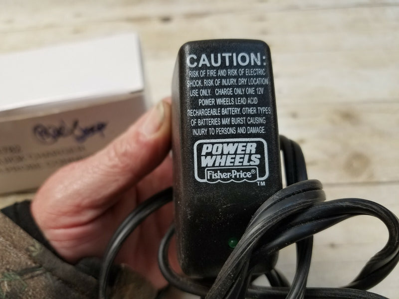 Fisher Price Power Wheels 12V Battery Charger Cord Model 00801-1480 Genuine Original Magic Cars 1