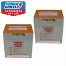 Power Wheels 12V Orange Top Battery 2-Pack for Ride-On Toys Genuine OEM Magic Cars Variant 0