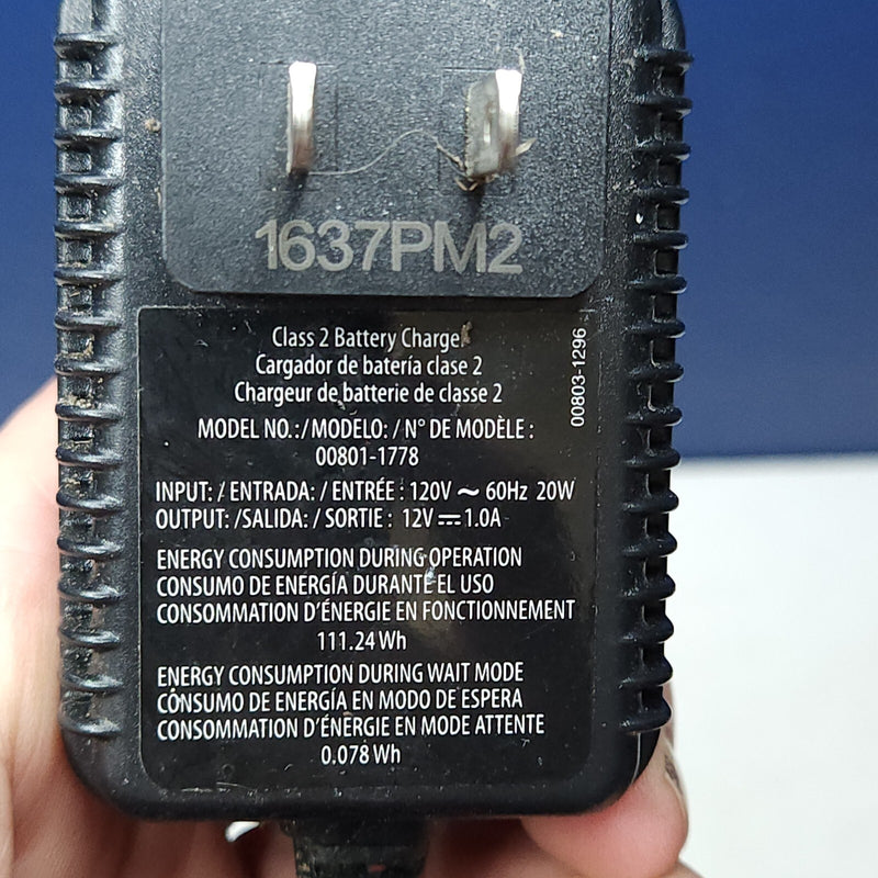 12V Power Wheels Battery and Charger Genuine Replacement Model 00801-1778 Magic Cars 2