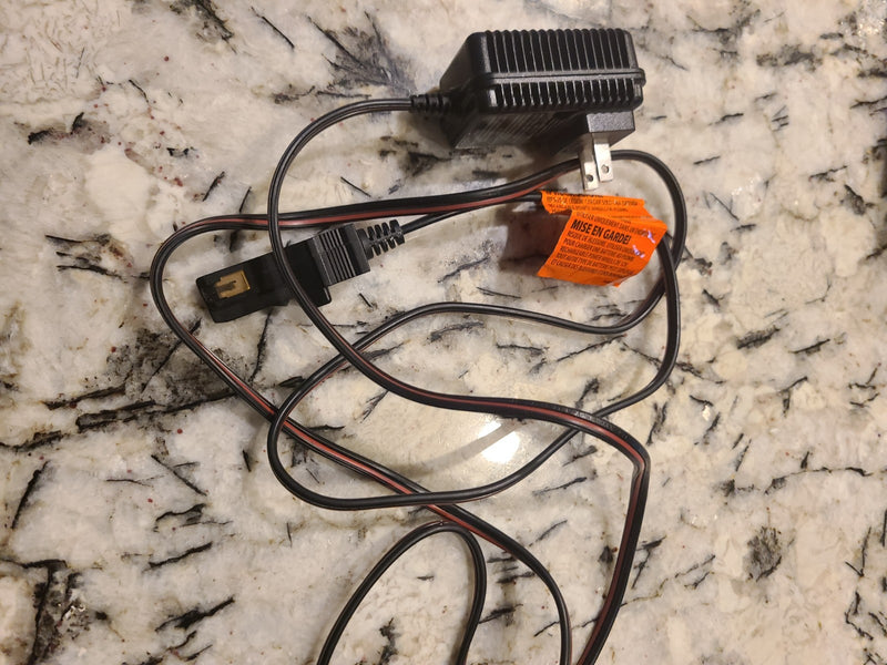 12V 1-Amp Grey Battery Charger for Power Wheels Battery Cube Magic Cars Variant 0