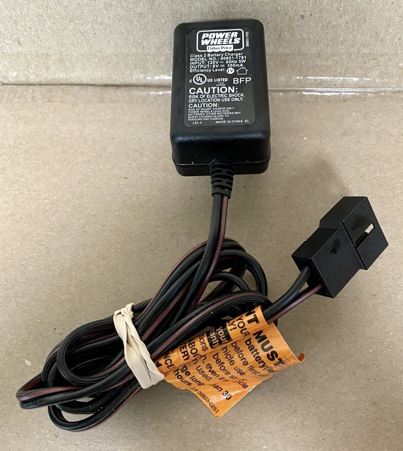 6V Power Wheels Battery and Charger Model 00801-1781 Magic Cars 1