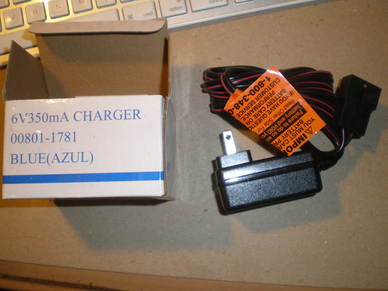 6V 350mA Replacement Charger for Blue Power Wheels Battery Magic Cars Variant 0