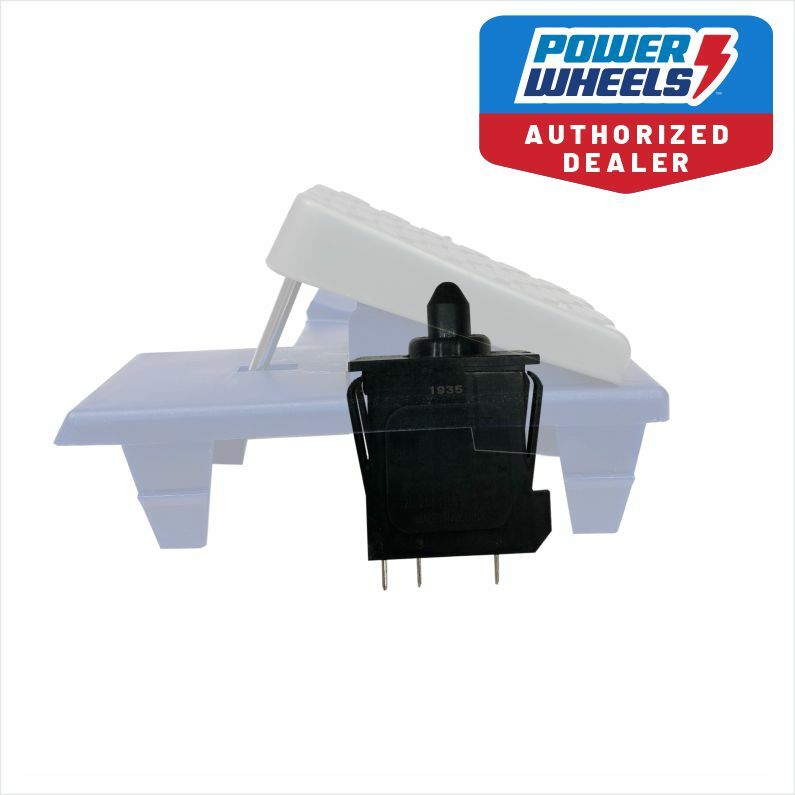Power Wheels 00801-2039 Accelerator Foot Pedal Plunger Switch Footboard Assembly Magic Cars Variant 0
