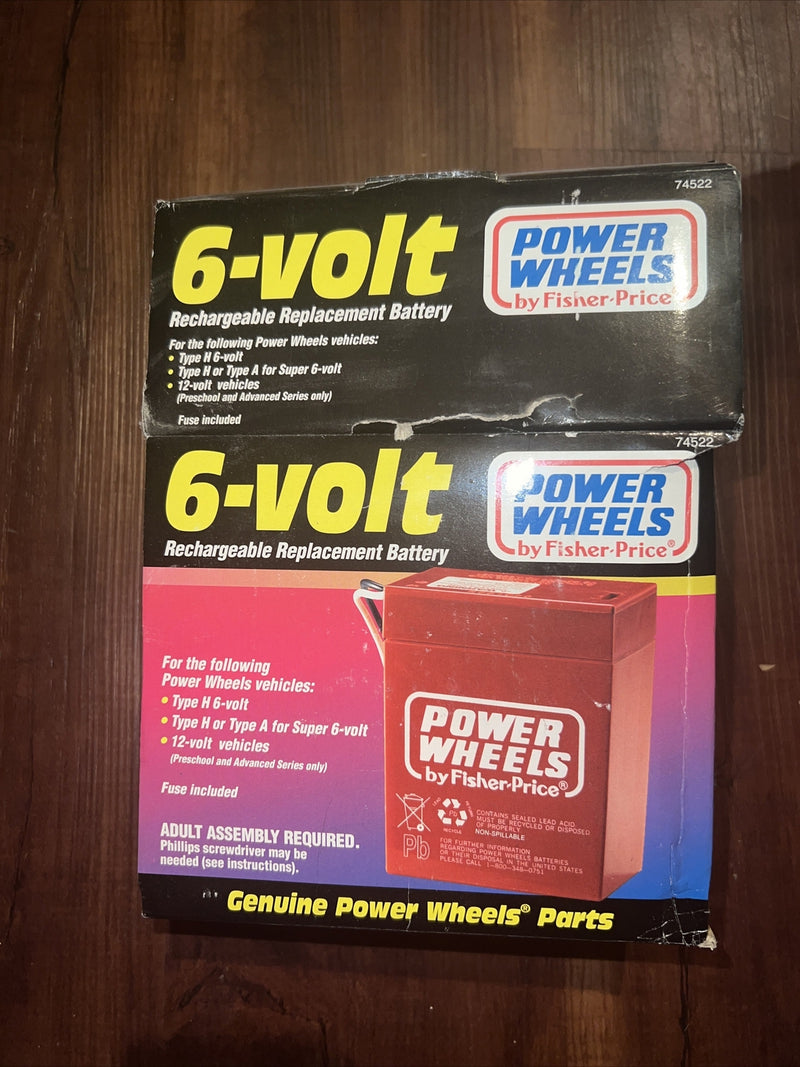 6 Volt Rechargeable Power Wheels Battery Pack Red Magic Cars Variant 0