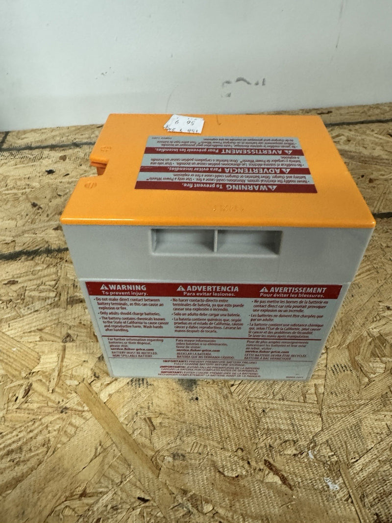12V Rechargeable Battery and Charger for Ride-On Toys Grey/Orange Magic Cars 1