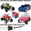 Power Wheels 12 Volt 15Ah Extended Runtime Upgrade Battery with Charger Magic Cars 1