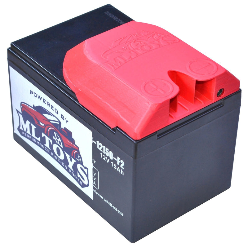 Power Wheels 12 Volt 15Ah Extended Runtime Upgrade Battery with Charger Magic Cars 2