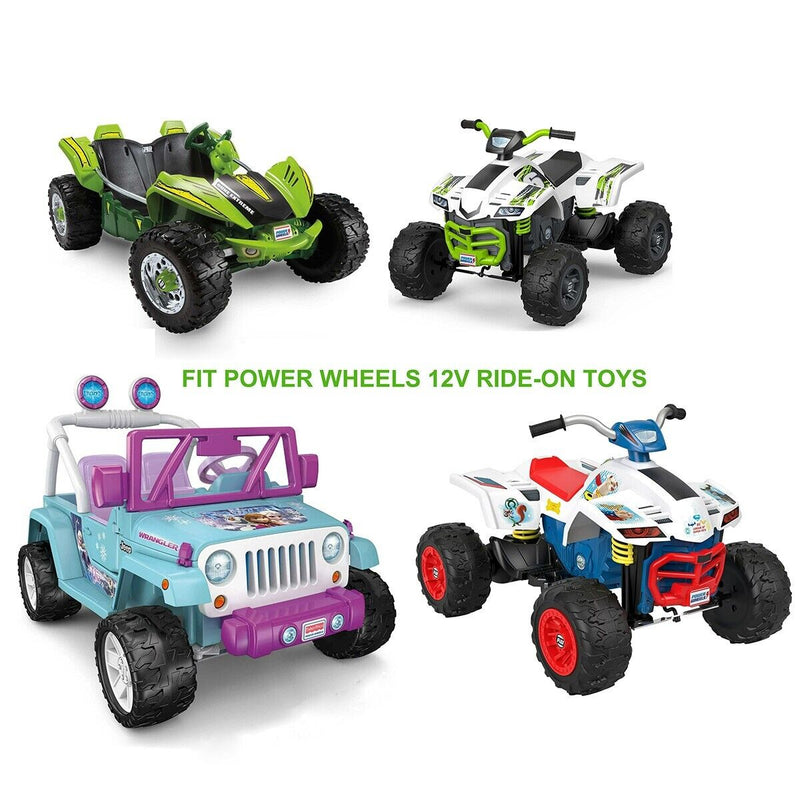 Power Wheels 12V 15Ah High Capacity Battery for Dune Racer, Jeep, ATV, and Ford Models Magic Cars 1