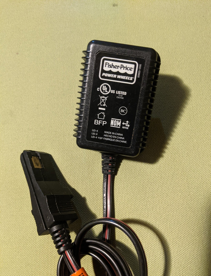 Power Wheels 12V Charger for Gray and Orange Ride-On Batteries Magic Cars Variant 0