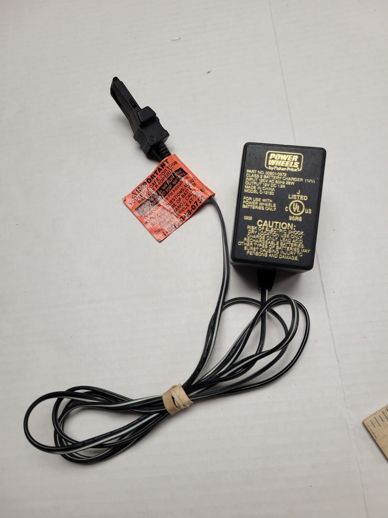 12 Volt Power Wheels Battery Charger Part No. 00801-0972 Genuine OEM Magic Cars Variant 0