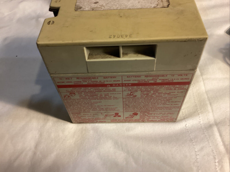 Power Wheels 12-Volt Rechargeable Battery Pack Unverified Condition Magic Cars 3