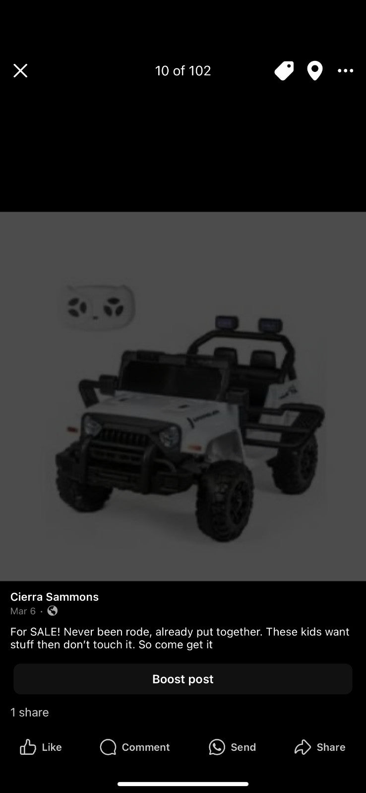 12V Power Wheels Ride-On Toy Vehicle Magic Cars 1