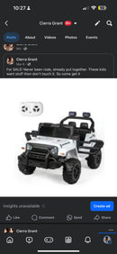 12V Power Wheels Ride-On Toy Vehicle Magic Cars Variant 0