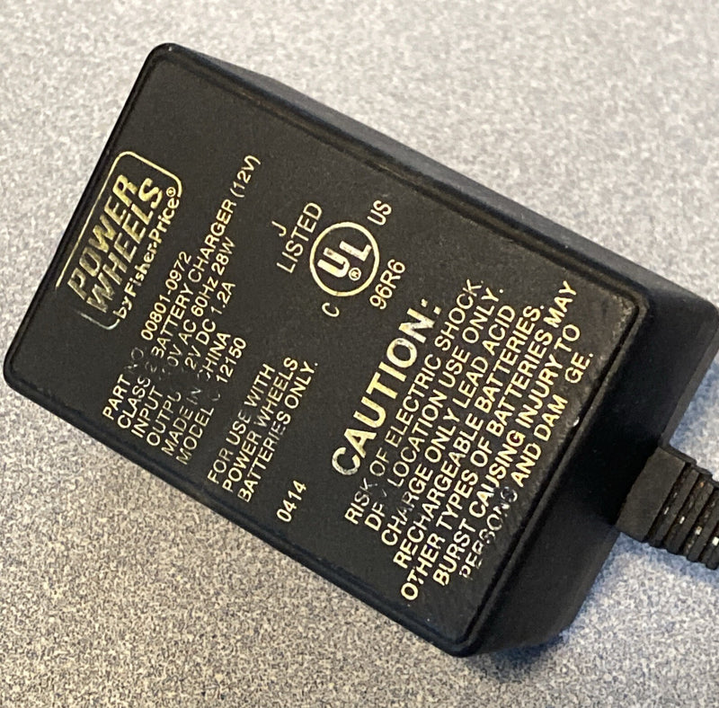 12V Power Wheels Battery Charger with OEM AC Wall Plug and Cable Adapter Magic Cars 1