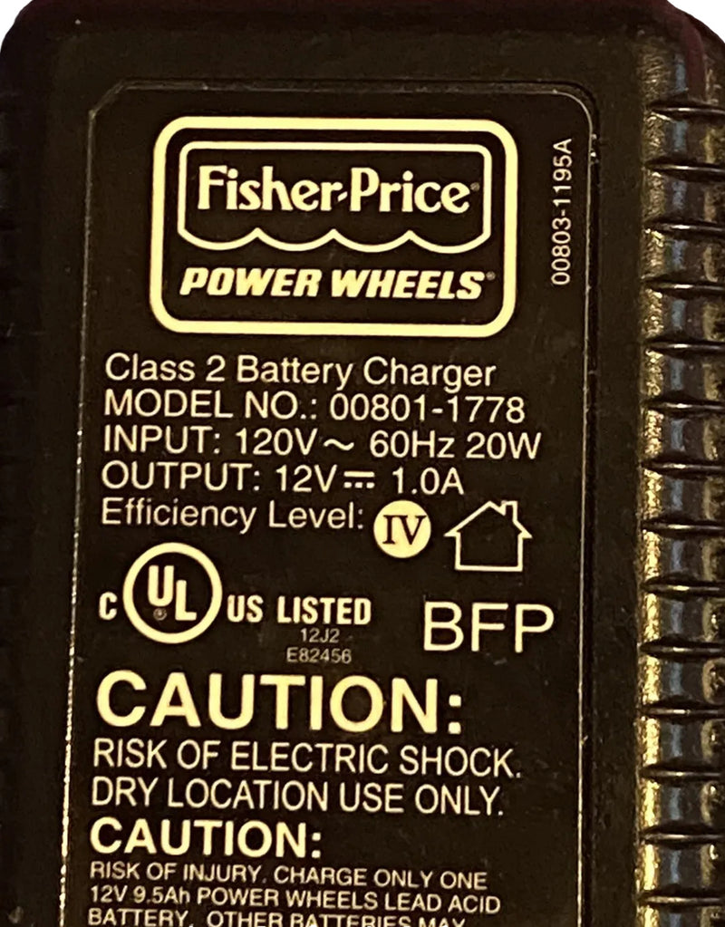 12V Power Wheels Battery and Charger for Model 00801-0638 Magic Cars Variant 0