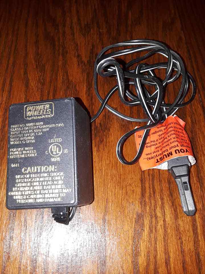 12V DC 1.2A Class II Battery Charger for Power Wheels Model C-1215O 00801-0972 Magic Cars 0
