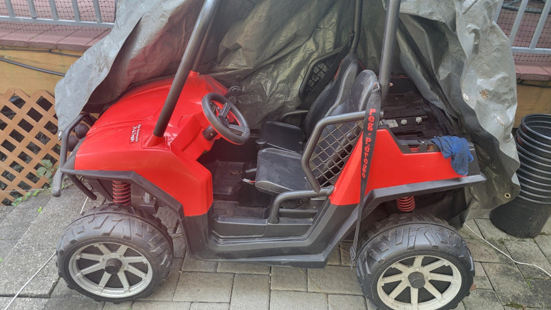 12V Power Wheels Red Jeep Ride-On Vehicle Magic Cars Variant 0