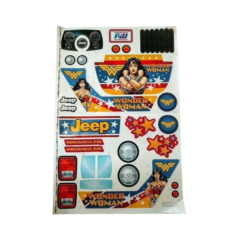 Power Wheels 3900-5425 Decal for Wonder Woman Jeep Wrangler Magic Cars 1