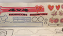 Power Wheels 3900-8481 Pink Jeep Wrangler Rubicon JL Decal Sticker Set Magic Cars 3