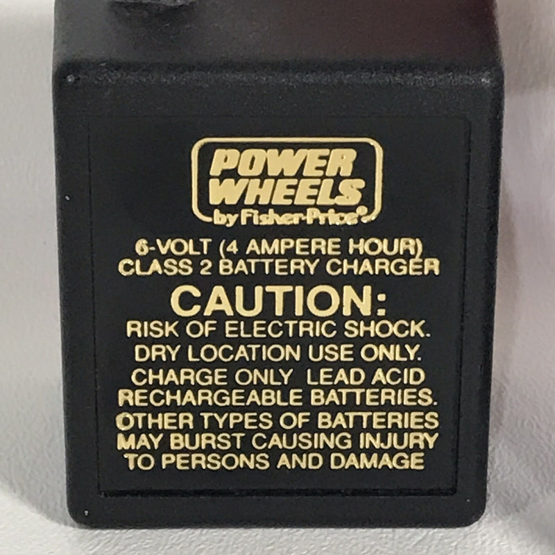 6V Power Wheels Class 2 Battery with Charger and Plug 00801-0976 OEM Magic Cars 1