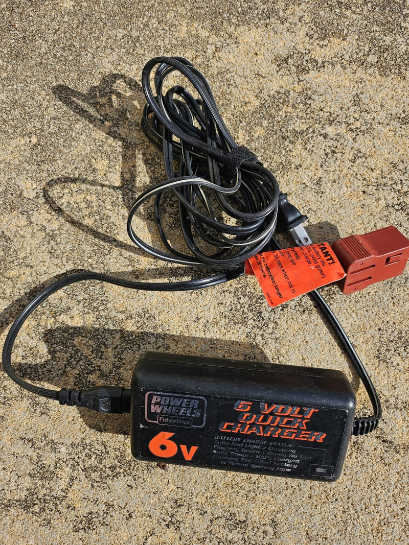 6 Volt Power Wheels Battery with Charger Model 00801 1484 Magic Cars 0