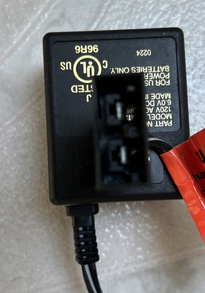 Power Wheels 6-Volt Battery Charger Part #00801-0976 Model #040135 Tested