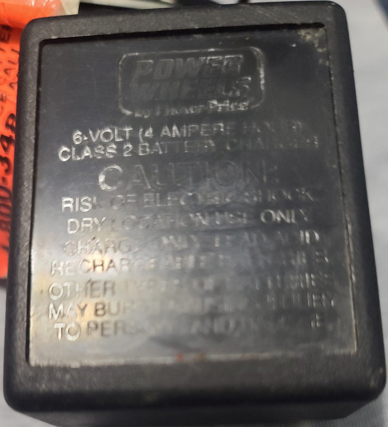 Power Wheels 6 Volt Battery Charger Part No. 00891-0976 Model 040135 Magic Cars 2