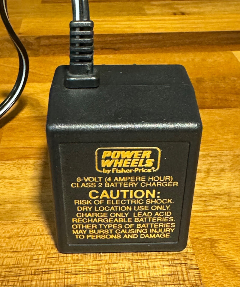 6 Volt Power Wheels Battery Charger Plug Part Model 040135