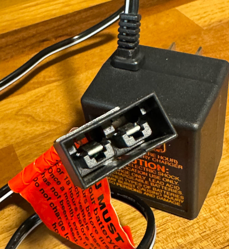 6 Volt Power Wheels Battery Charger Plug Part Model 040135